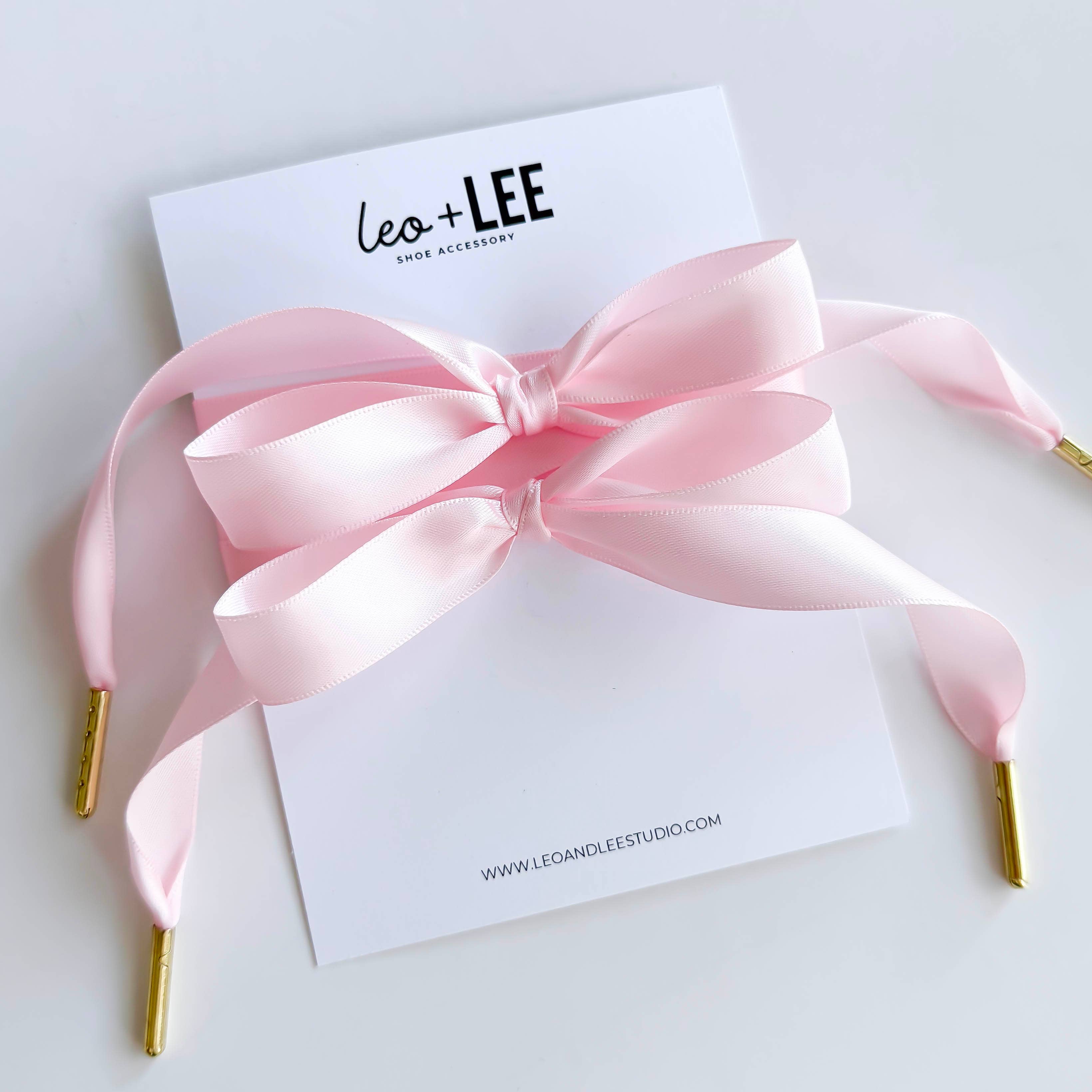 Leo & Lee Studio - Wholesale Shoelaces - Women's - Satin Sneaker Laces with Gold Aglets – Luxe Shoe Accessory17