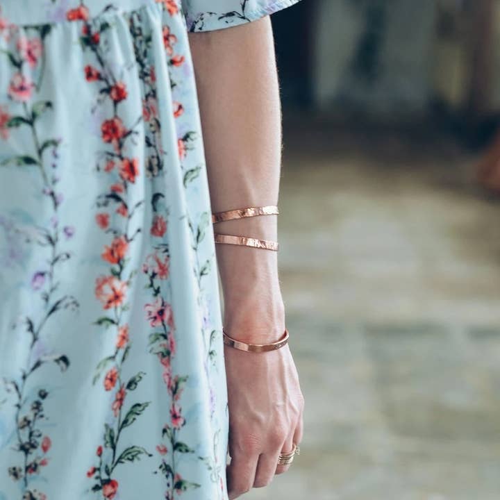 Kundenspezifische Kupfermanschette für den Großhandel von Dustmade