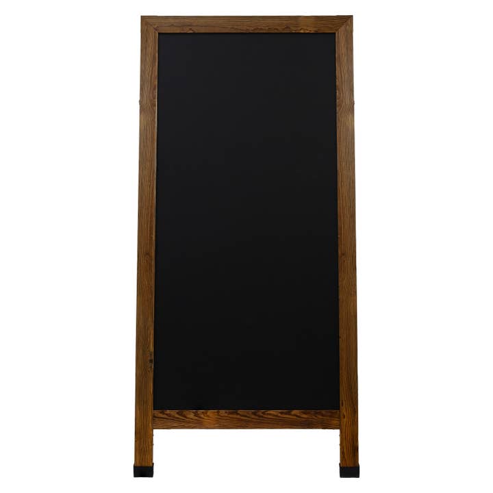 Sunnydaze Decor - Wholesale Chalkboard - 57" x 27" Chalkboard with Chalk and Eraser - Rustic Brown5