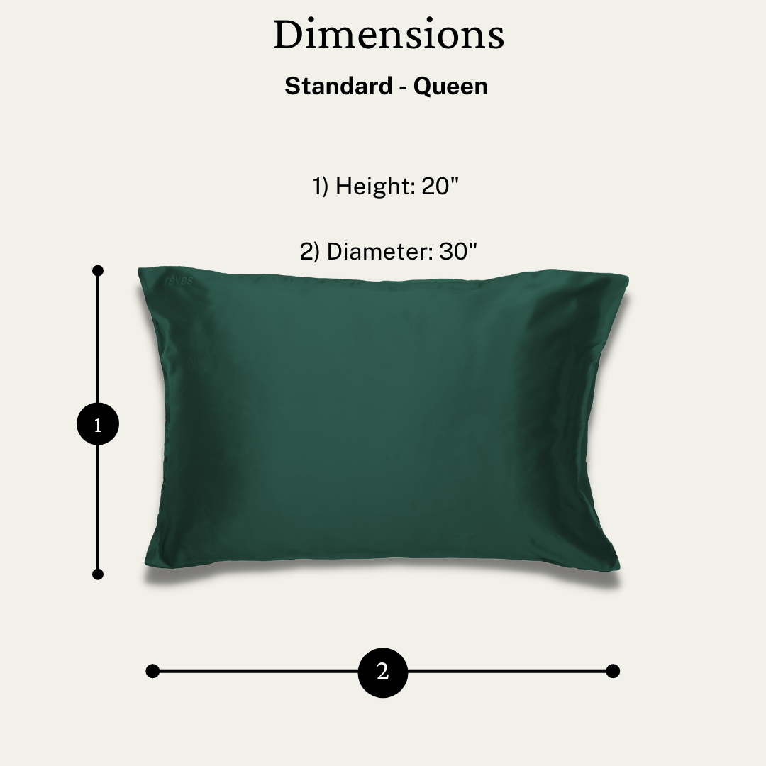 Rêves Silk Co. - Wholesale Bedding Pillowcase/Sham - Blanc Queen Envelope Pillowcase4