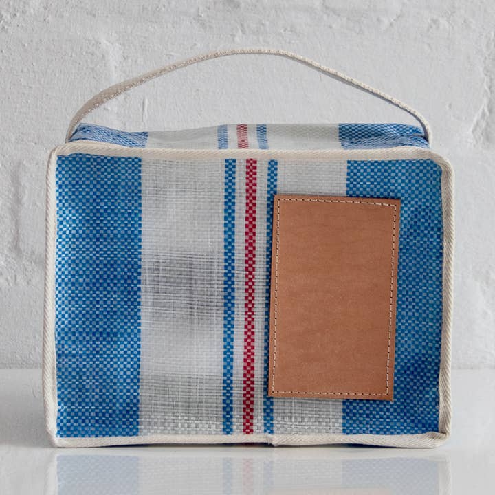 MONO+n.a.v.y - Wholesale Cooler/Cooler Bag - No.o28 Tarpaulin Cooler Bag Blue Stripe0