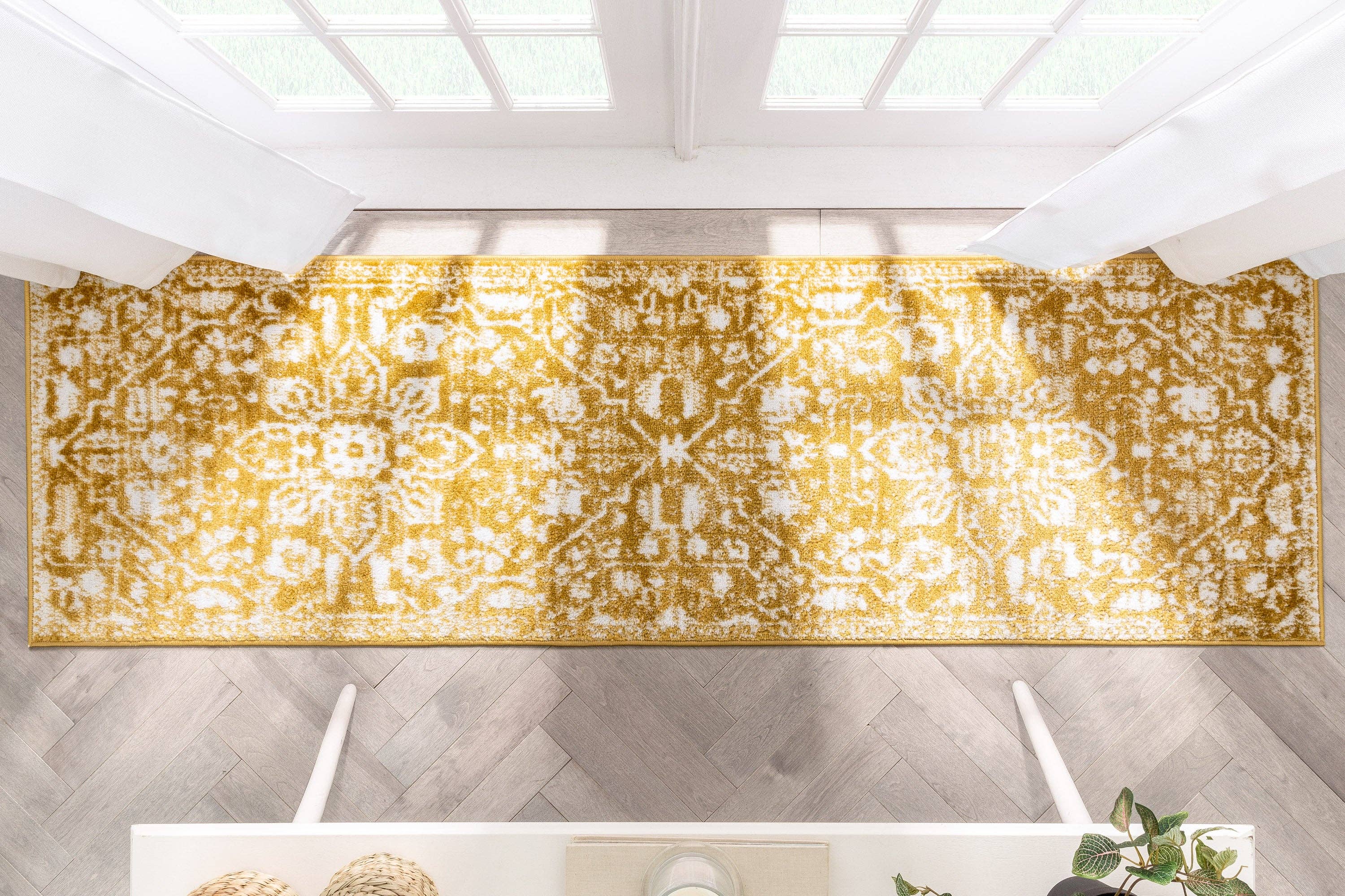 Well Woven - Wholesale Area Rug - Disa Vintage Medallion Gold Soft Rug By Chill Rugs12