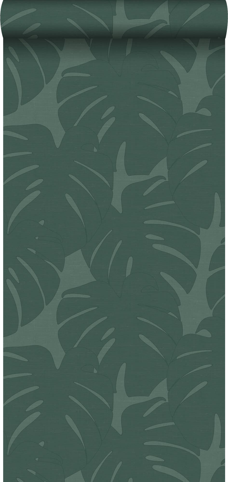 The Design Department b.v. - Vendita all'ingrosso Carta da parati - Carta da parati con foglie e struttura tessuta8