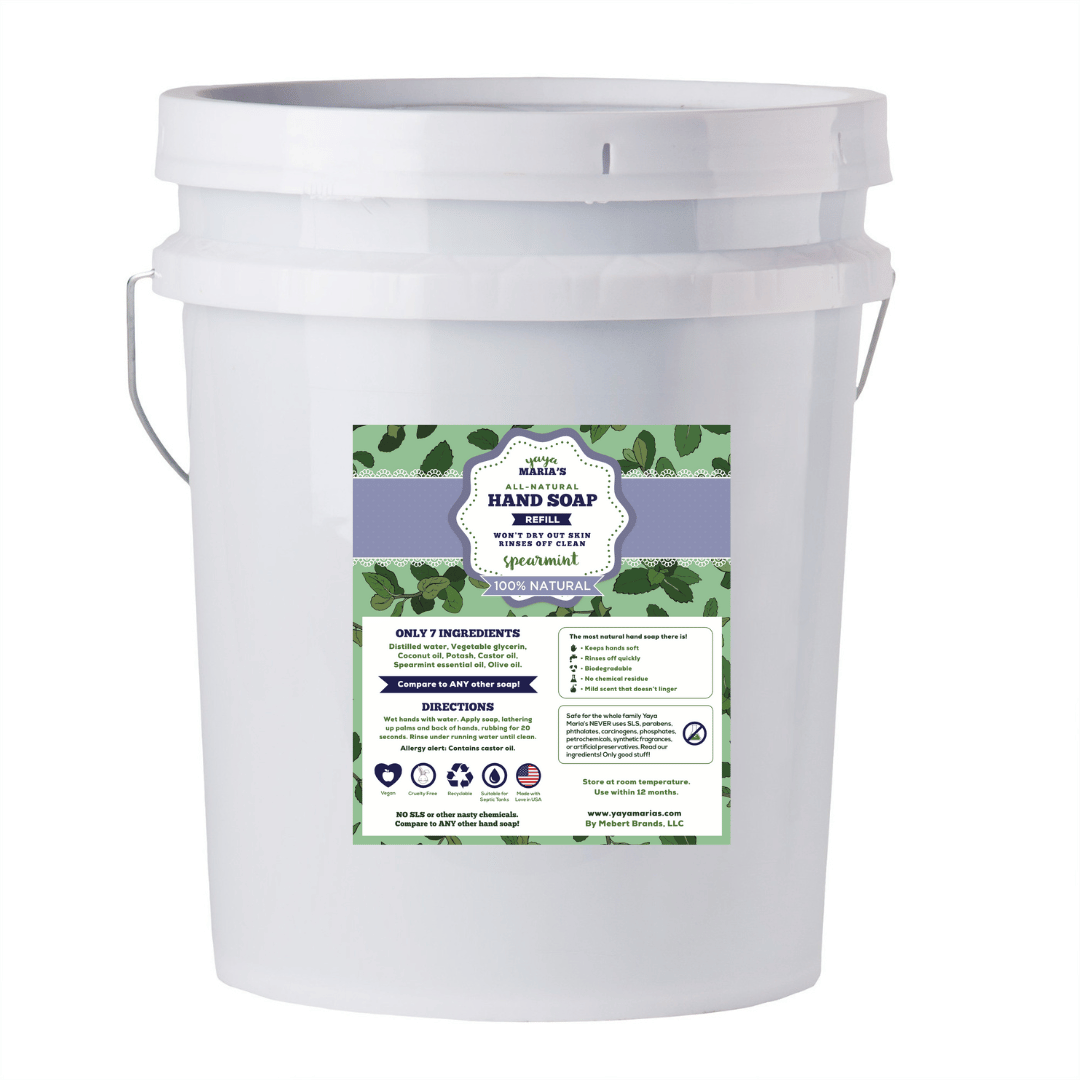 Yaya Maria's – Engroshandel Håndsæbe – Naturlig håndsæbe 5 Gal Bulk Refill3