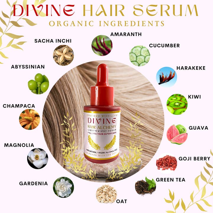 The Sacred Essence - Wholesale Hair Serum - DIVINE - Super Lightweight Full Spectrum Hair Serum5