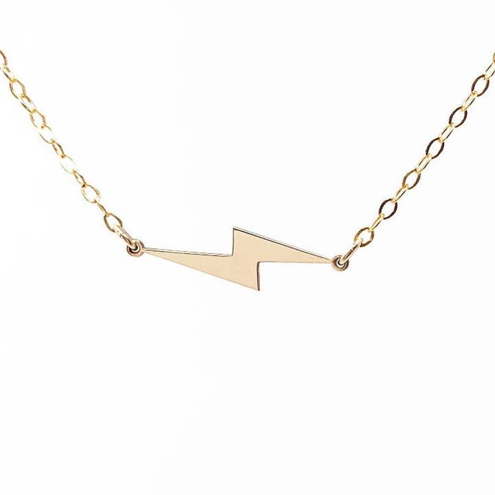 Lightning Bolt Necklace for wholesale by Jennifer Shon Jewelry