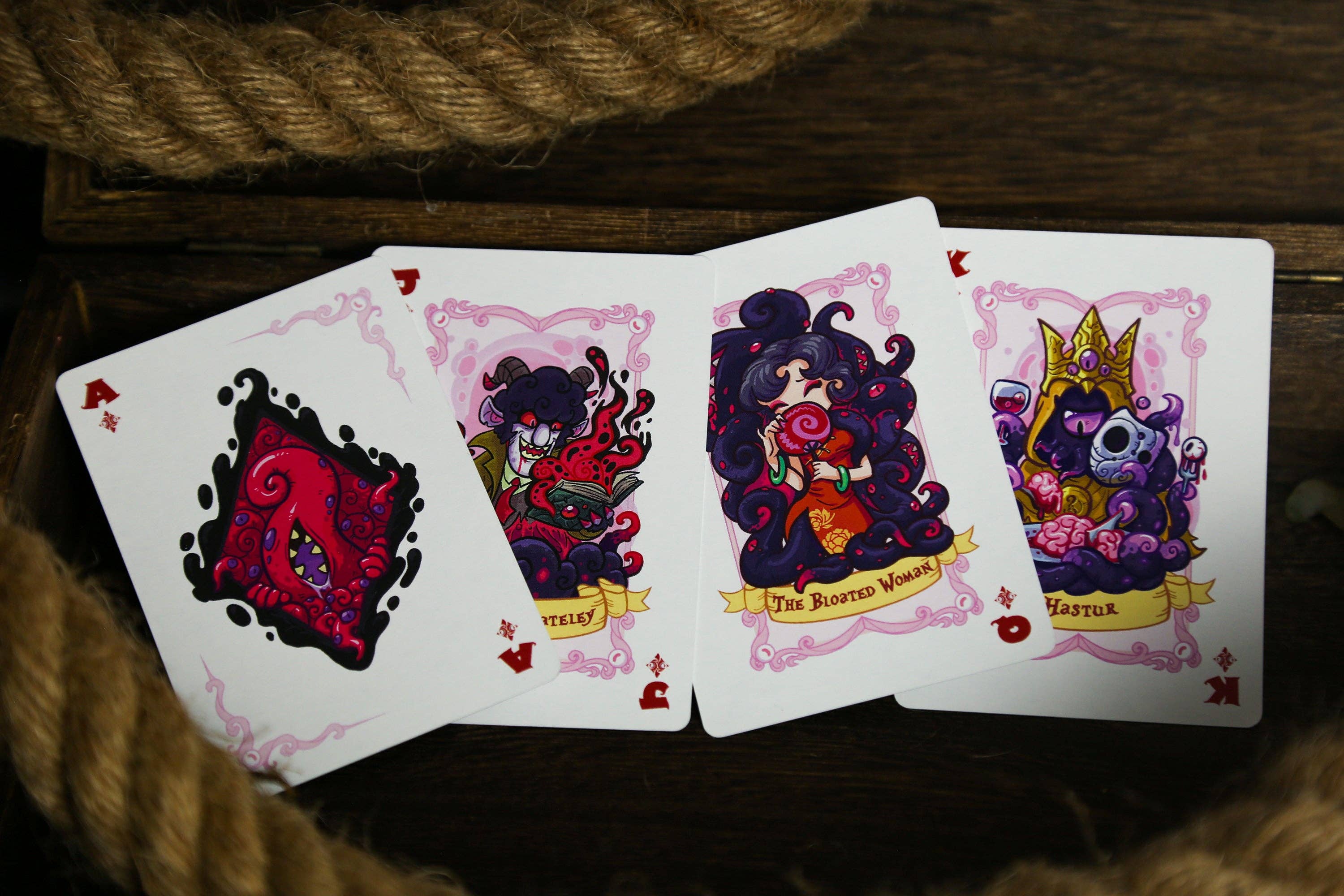 Vermilion Collection - Wholesale Playing Cards - Arkham Archives Cthulhu Mythos Playing Cards4