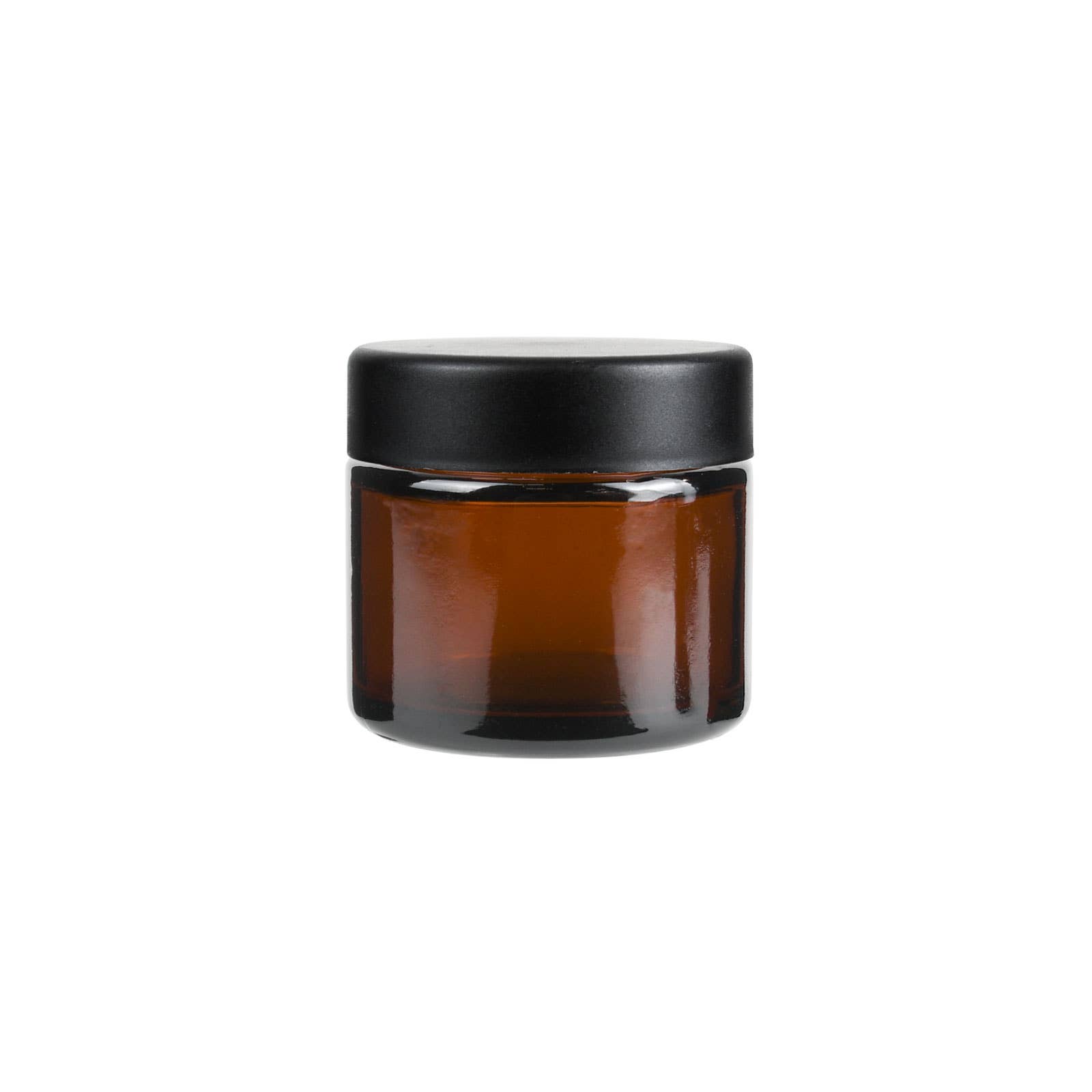 Human Objects® - Wholesale Jar - 2oz/60ml Amber Glass Jar With Black Child Resistant Caps3