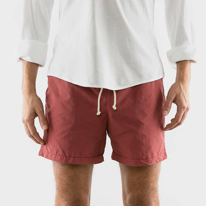 Rosso Veneziano Swim Shorts per la vendita all'ingrosso da parte di Ripa Ripa