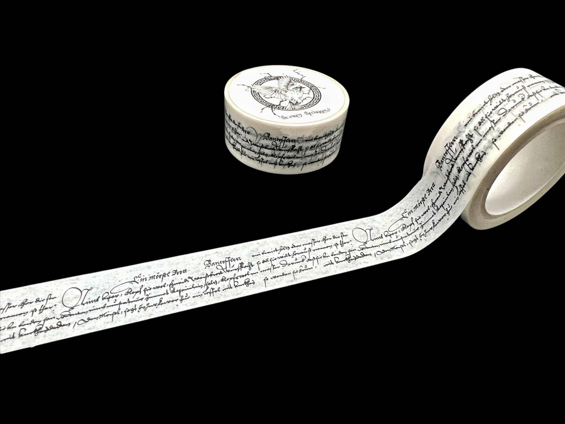 CoraCreaCrafts - Wholesale Washi Tape - Vintage Text Washi Tape0