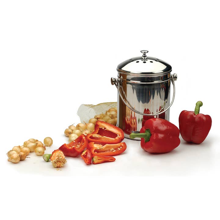RSVP International - Vente Ustensile/gadget de cuisine - Seau à compost - Petit - 1/2 gallon