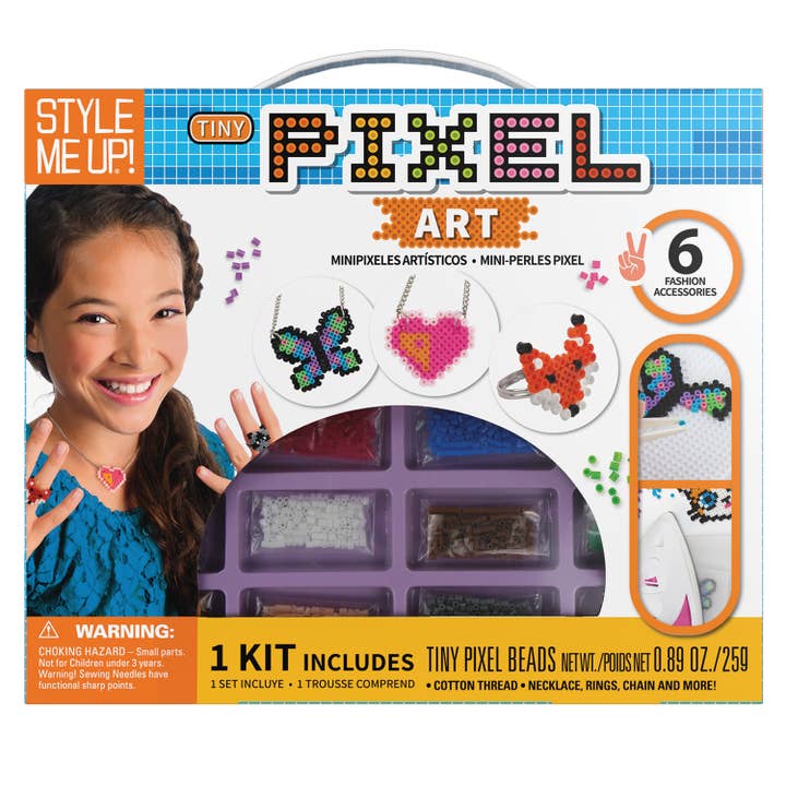 SpiceBox Product Development LTD - Wholesale DIY Jewelry - Kids - Style Me Up Pixel Art2