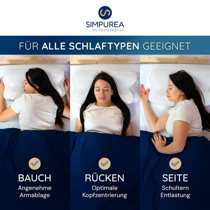 Simpurea - Wholesale Bedding Pillow - Orthopedic Sleep Pillow "Night Owl"6