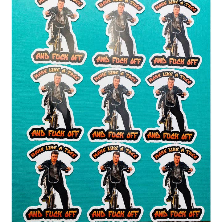 Otto's Grotto - Wholesale Sticker - Trailer Park Boys Ricky Sticker | Make Like A Tree NSFW
