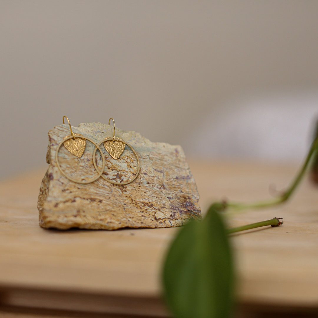 Seeds - Venta al por mayor Pendientes colgantes - Pendientes Seeds Brass | Colgantes de latón2