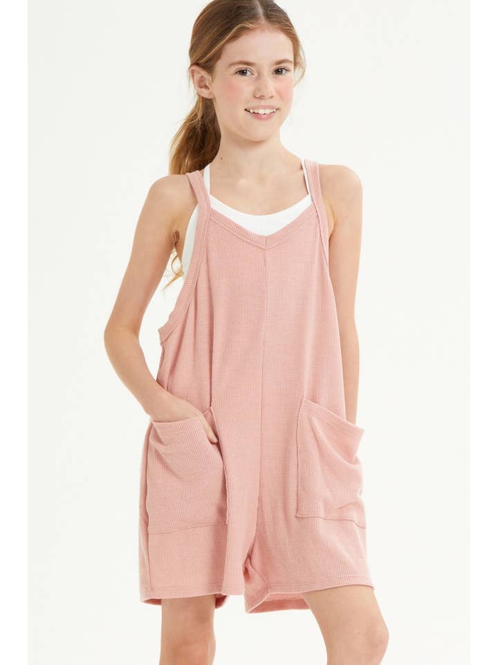 Good Girl - Wholesale Romper - Kids - Two Pocket Thermo Overall Romper / Onesie