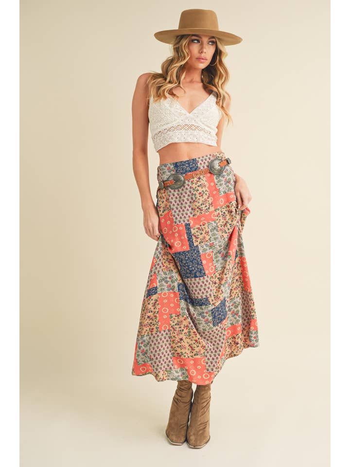 AEMI + CO - Wholesale Skirt - Women's - 773DN Bradyn Print Skirt17