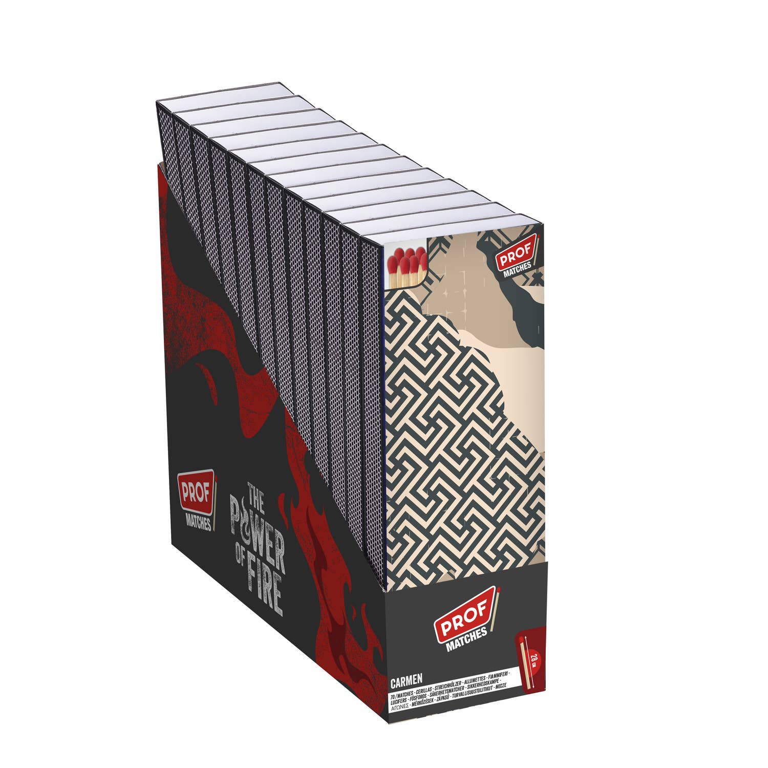 PROF - Wholesale Matches - Box of 70 Matches, Length 28 cm1