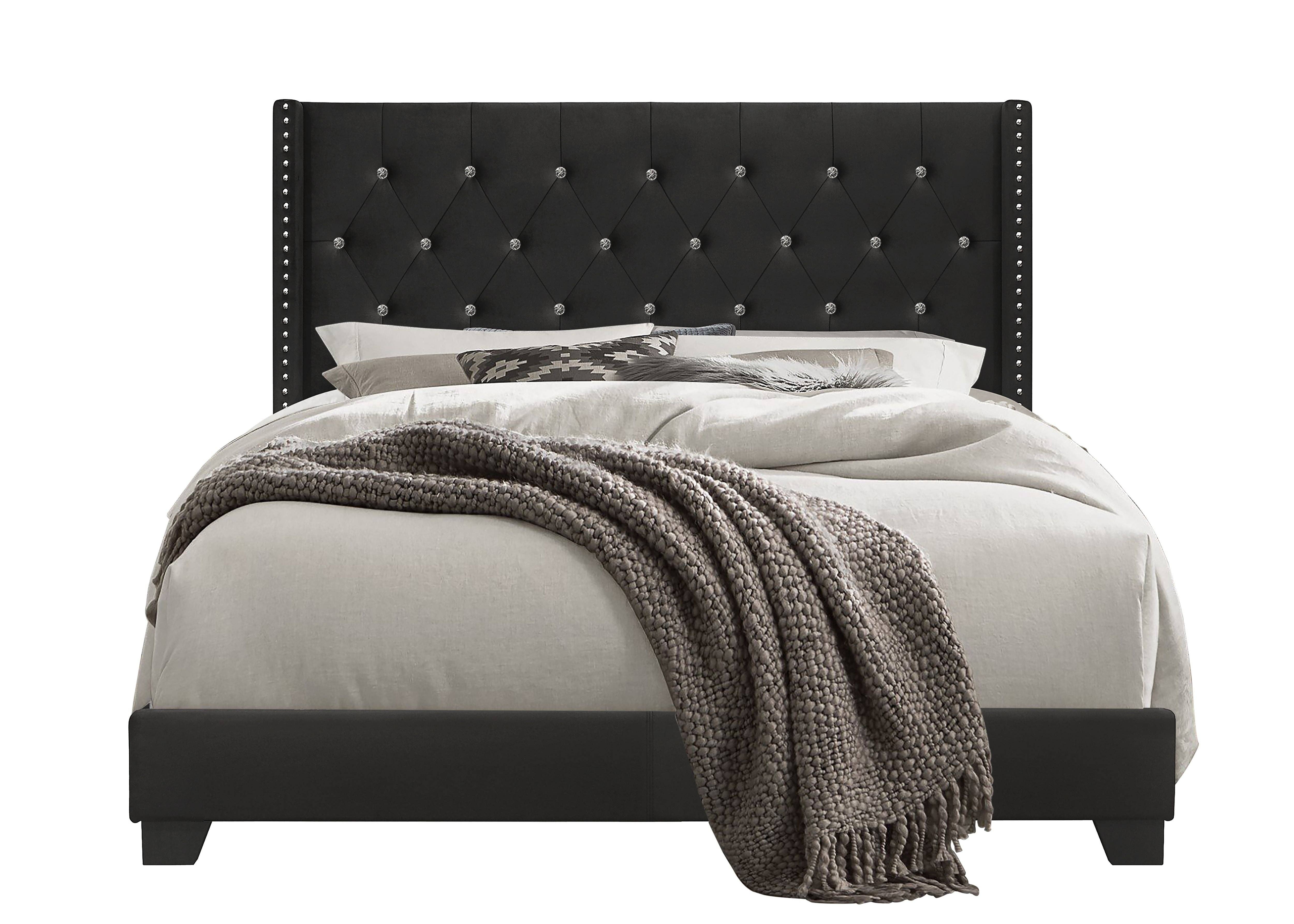 Home Design - Wholesale Bed - Brady Tufted Wingback Upholstered Panel Bed25