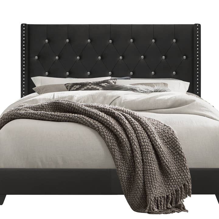 Home Design - Wholesale Bed - Brady Tufted Wingback Upholstered Panel Bed25