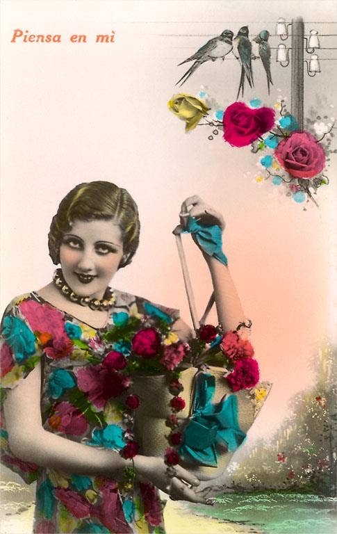 Found Image Press - Wholesale Magnet - Magnet LO-01 Think of Me, Piensa en mi0