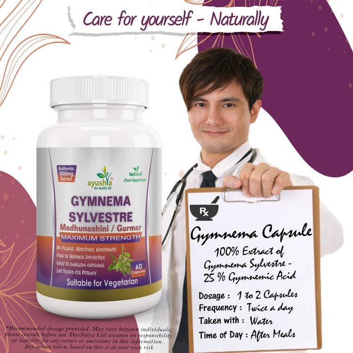 DevSatya Ltd Aushadh, Ayushya, Divyaherb – wholesale Oral supplement/vitamin – Gymnema Sylvestre Capsule6