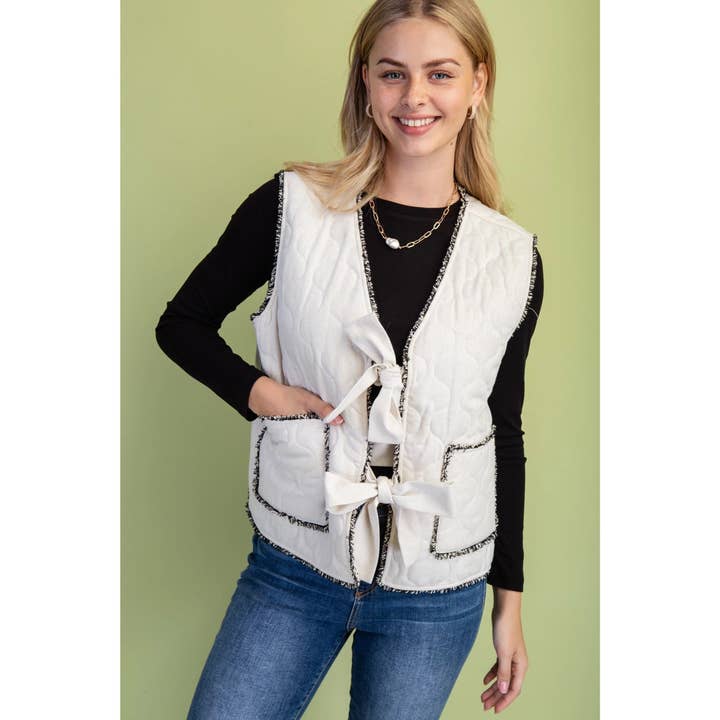 Quiltet vest for engroshandel hos STYLE USA