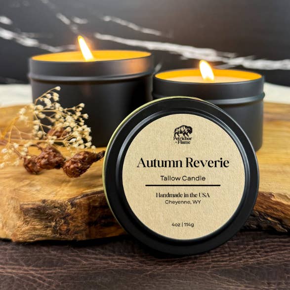 Tallow Candle - Autumn Reverie for wholesale by Petrichor+Flame