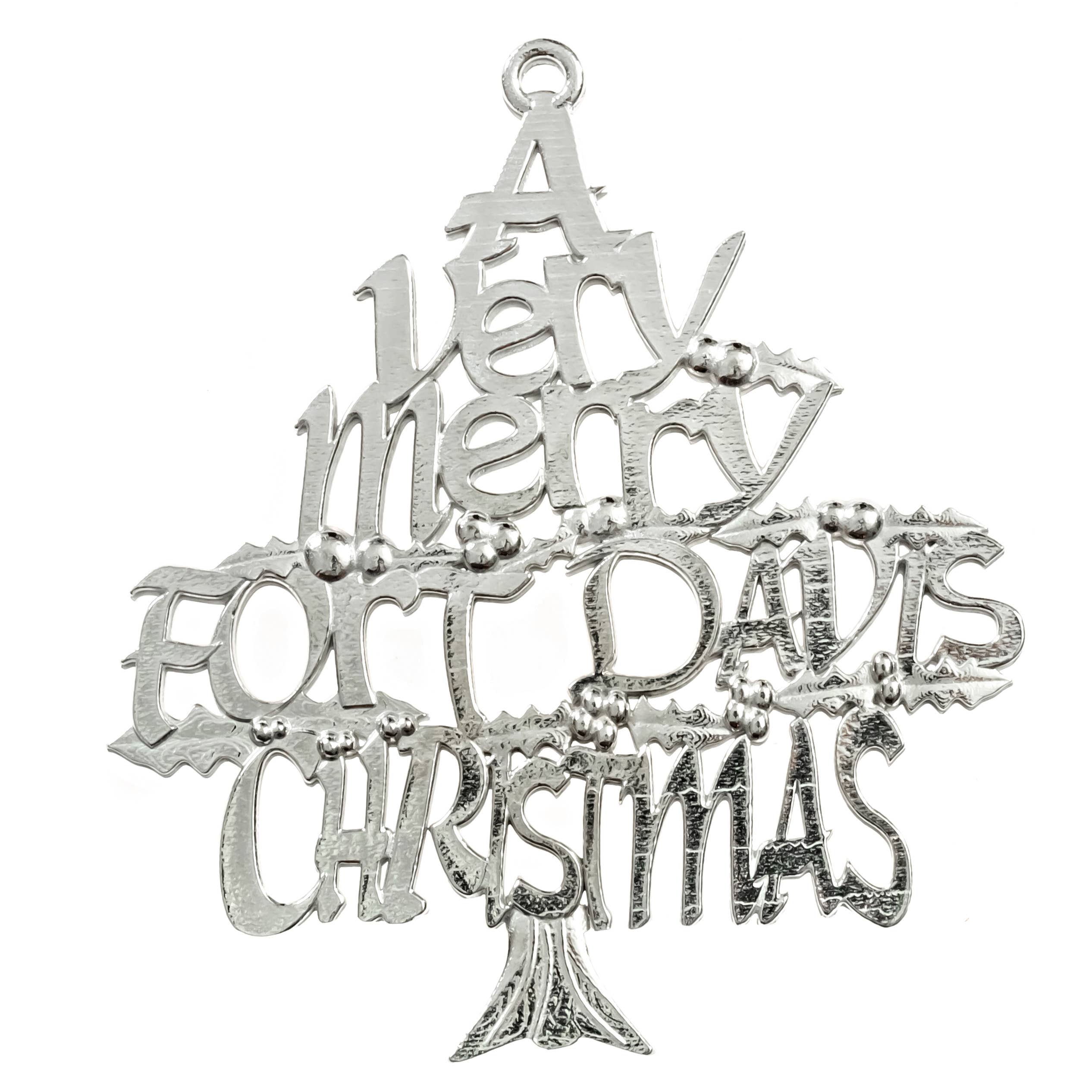 House of Morgan Pewter - Vendita all'ingrosso Decorazione - Un Ornamento di Natale Molto Allegro - Stati e Città43