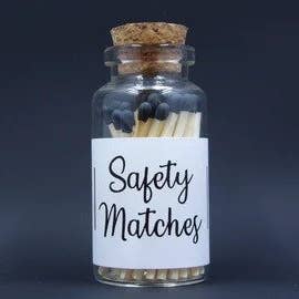 Black Apothecary Safety Matches for wholesale by KKH Candles