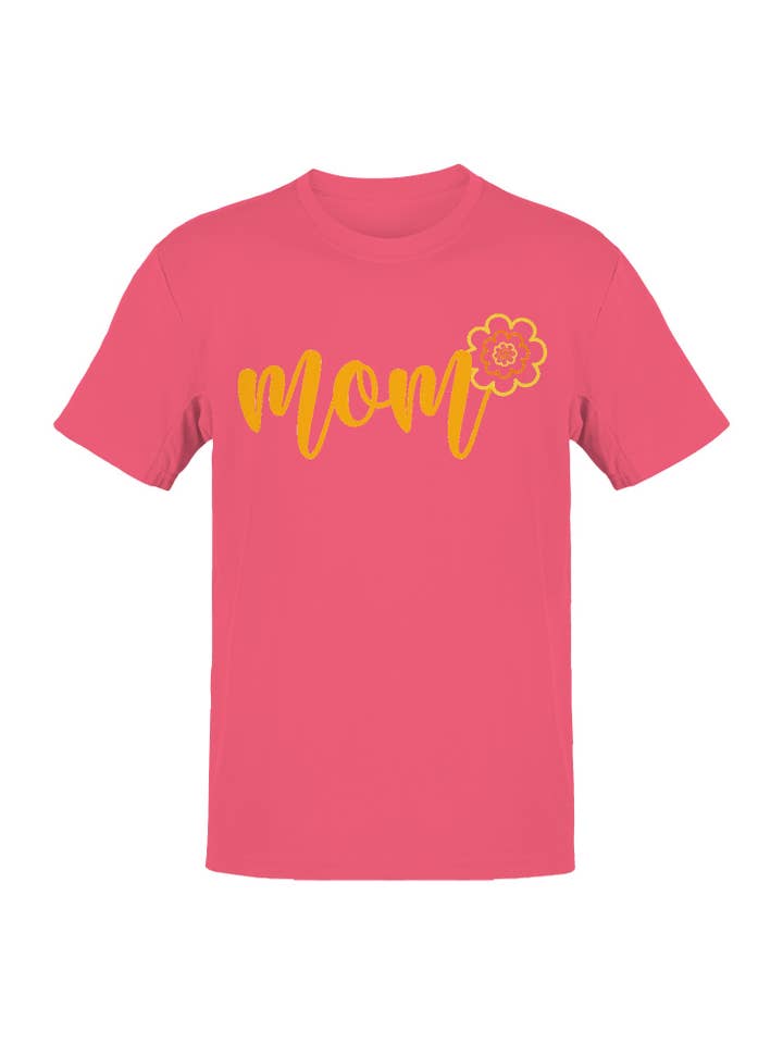 T-shirt pour femme avec design floral de maman et style sincère pour la vente par TShirtGuys.com