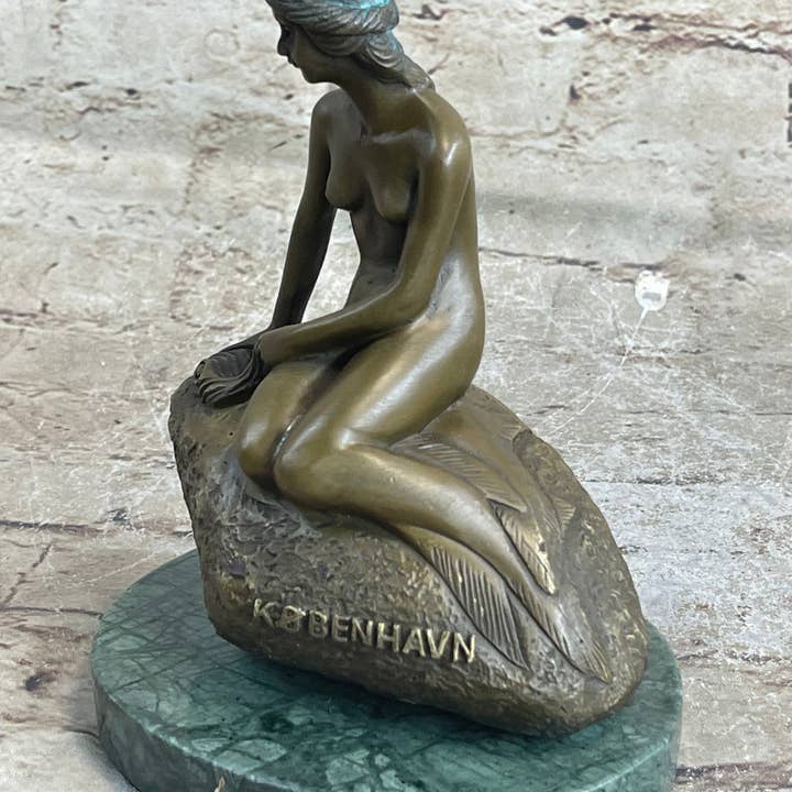 Bronzhaus - Wholesale Sculpture - The Little Mermaid by Edvard Eriksen Bronze Replica Sculpture Copenhagen3