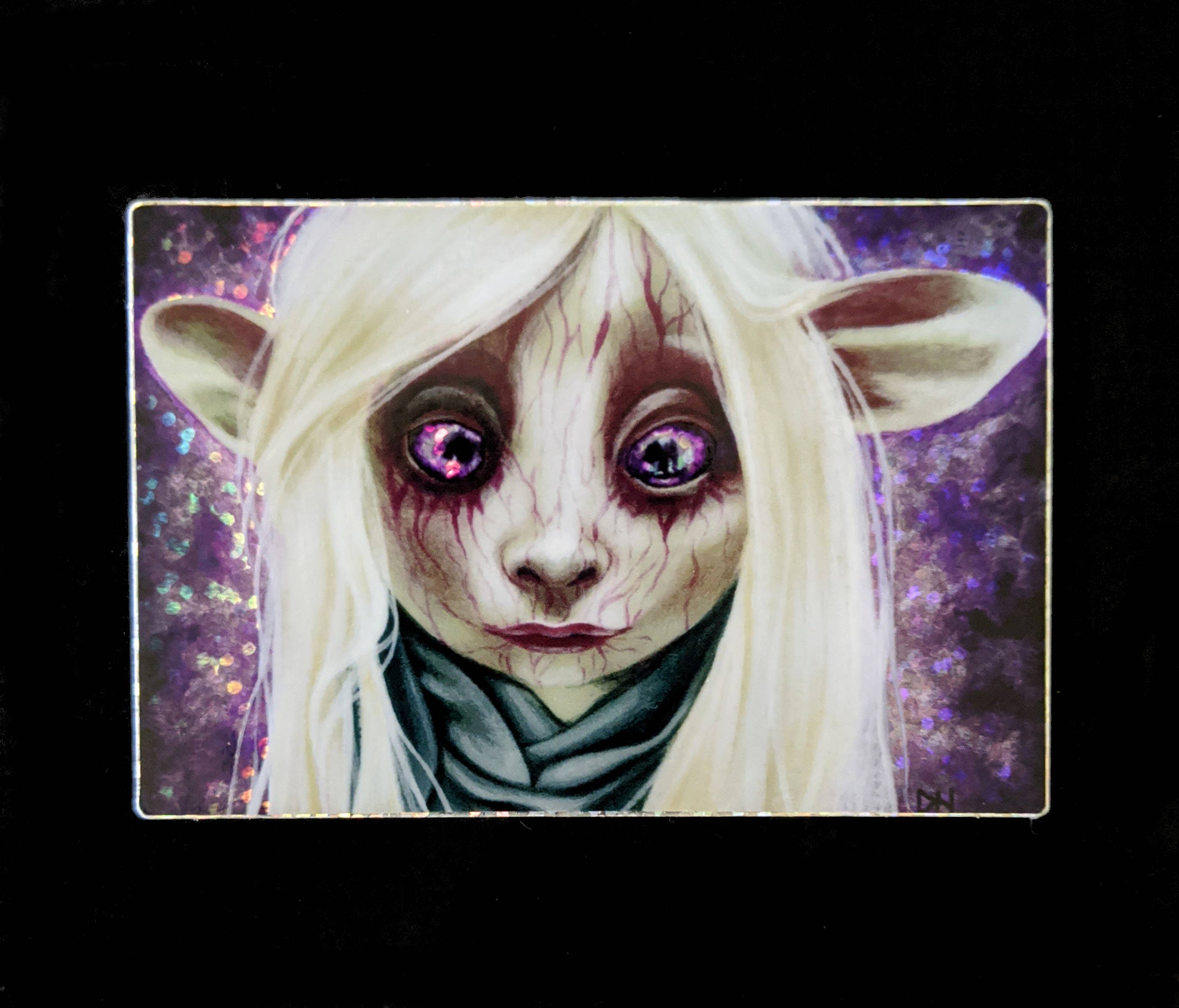 Destiney Hett Art – wholesale Klistermärke – Mörk kristall klistermärke0