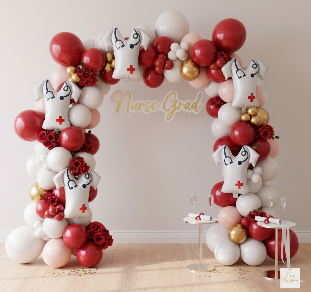 Zoey Christina - Wholesale Balloon - Nurse Themed Scrub Top Balloon3