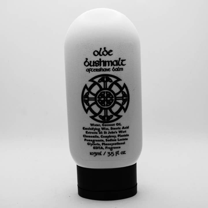 Murphy & McNeil Sláinte: Olde Bushmalt Aftershave Balm for wholesale by Murphy & McNeil Traditional Shaving