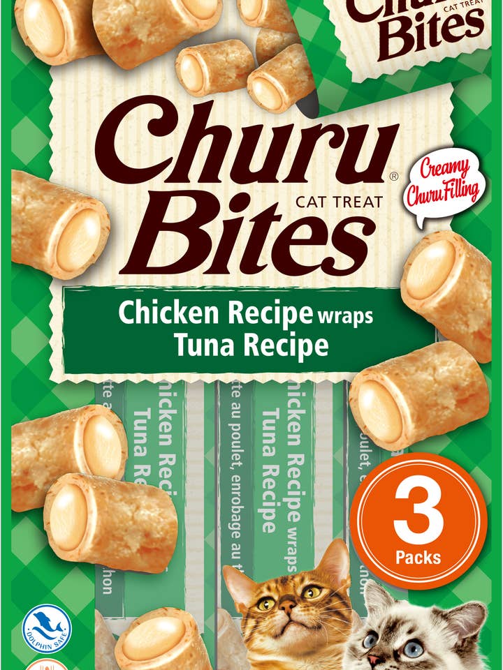 CIAO Churu Bites kattgodis med kyckling- och tonfisksmak för wholesale av Finest Petfoods
