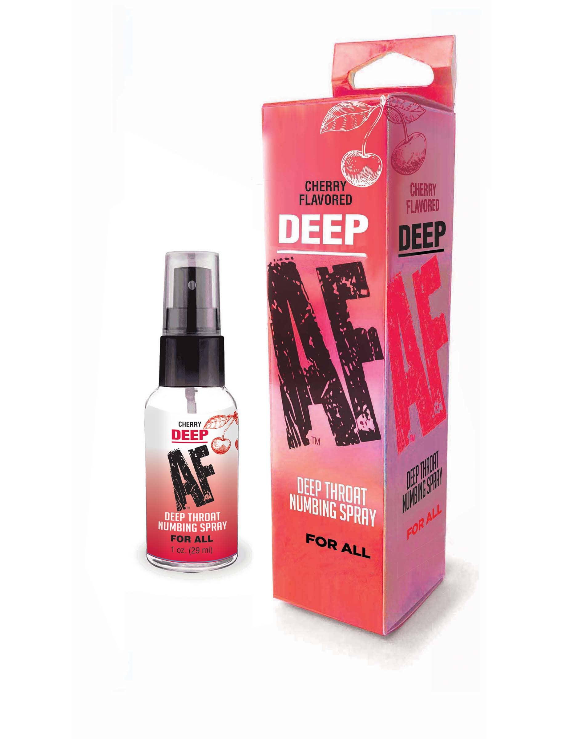 Little Genie Productions – wholesale Throat spray – Deep AF Throat Numbing Spray- Cherry0