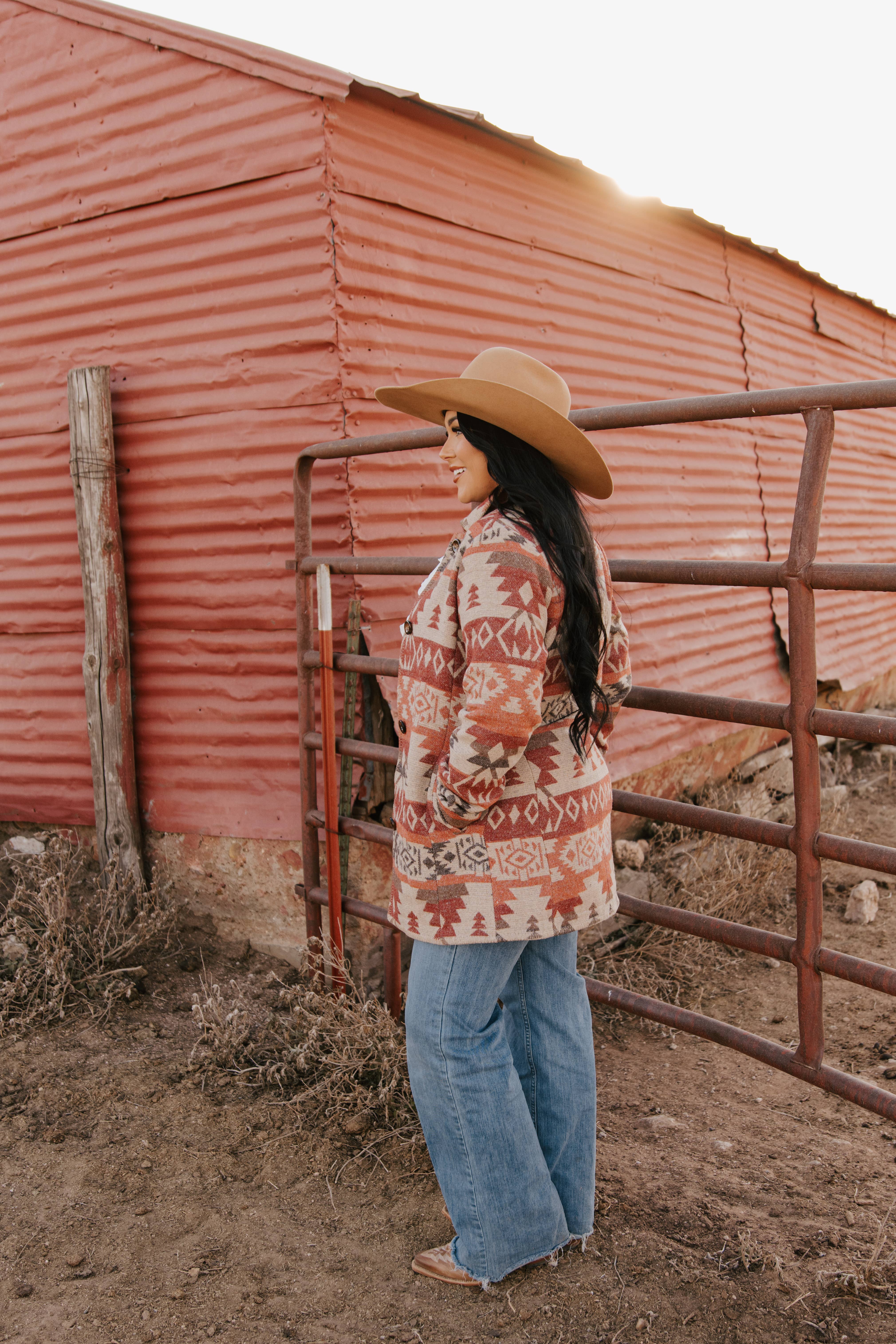 AZTEKEN Dames Lange Azteekse Jas - L-251105 voor groothandel op Faire1