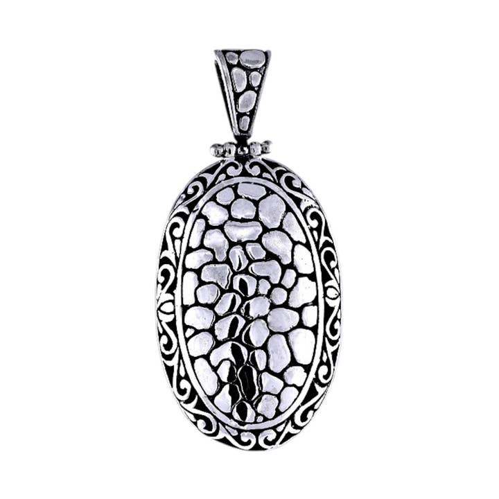Sterling Silver Pendant – Batu Collection by Kamaron Bali for wholesale by Kamaron Bali