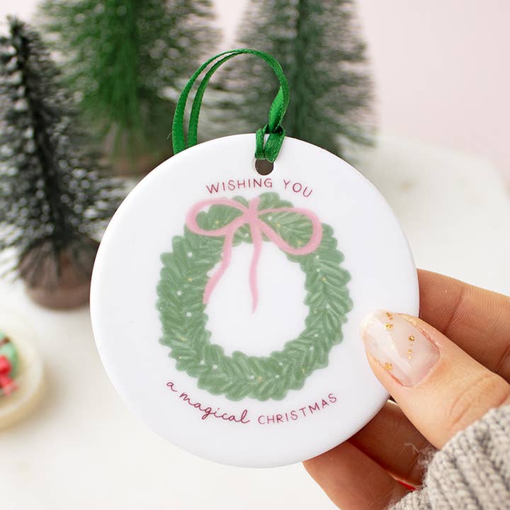 Augurandoti un Magico Natale Ricordo in Ceramica per la vendita all'ingrosso da parte di TreatBox