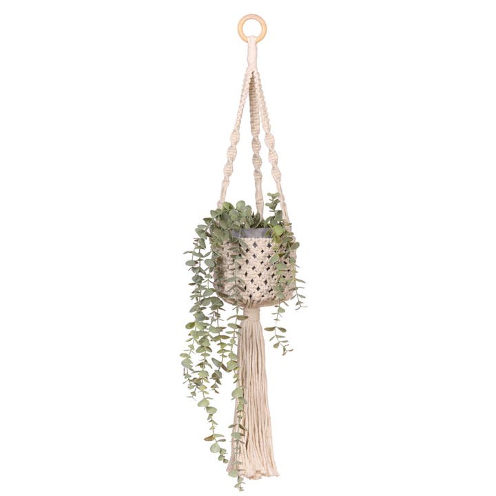 Macrame plant hanger MIKA for wholesale by QNODI