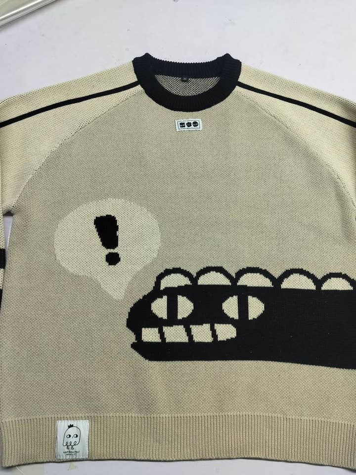 Karepango - Wholesale Knit Sweater - Unisex - SNARP: Thick knit jacquard sweater3