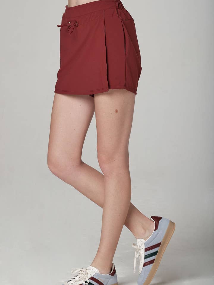 Get Shorty Merlot Skirt for wholesale by 925fit