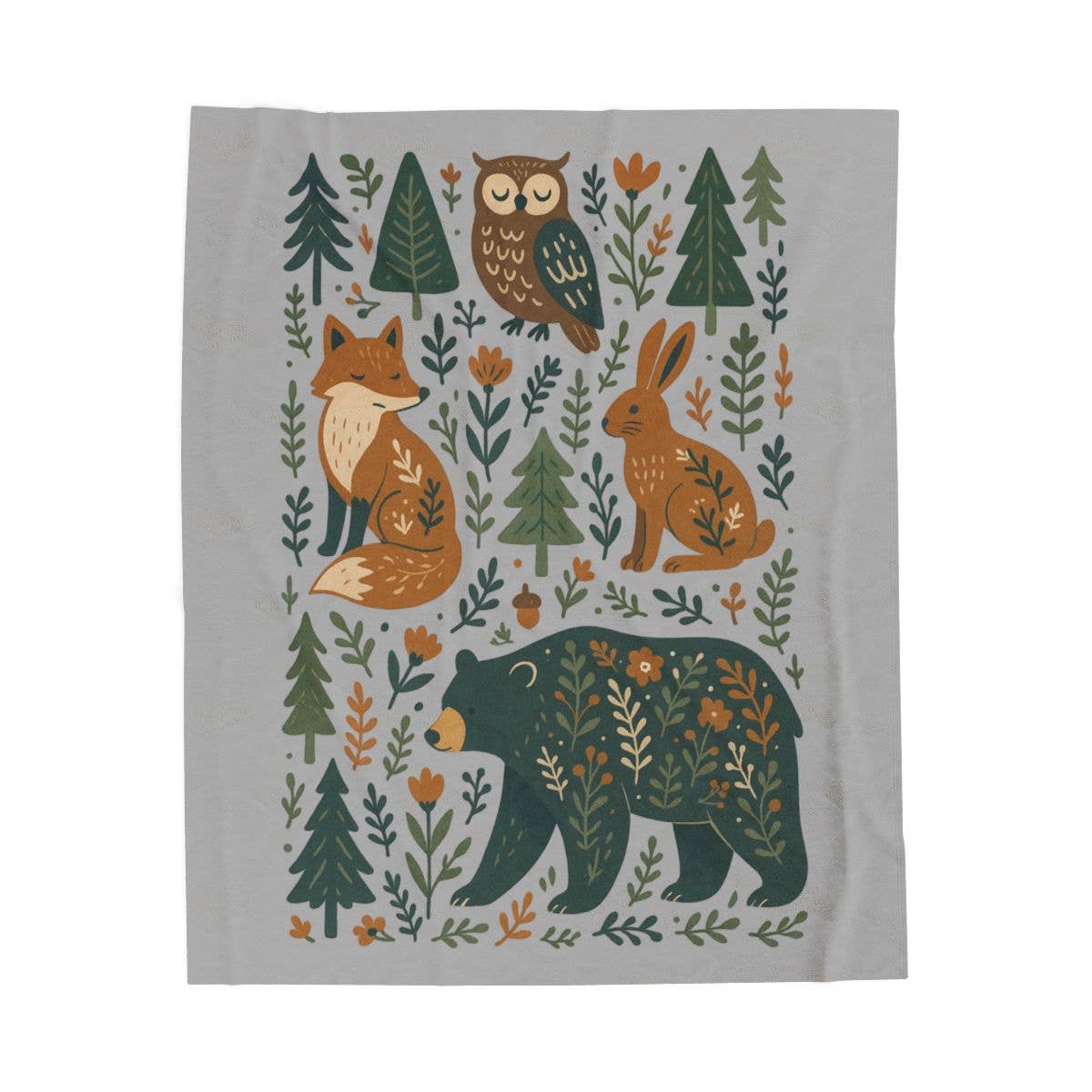 Upside Down Owl Farm - Vente Plaids - Plaid de Village Hivernal Confortable – Doux, Chaud & Festif (Copie)4