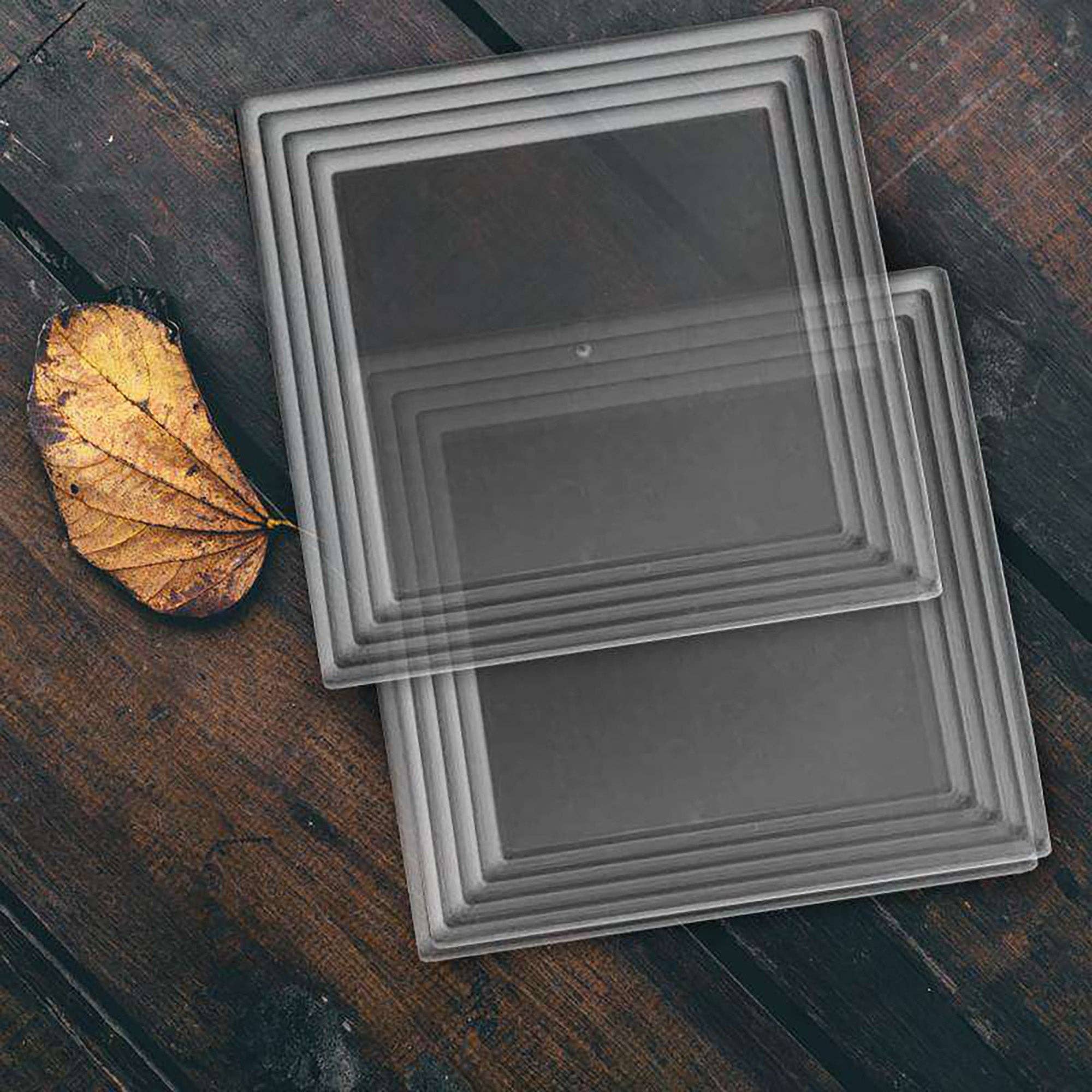 Smarty had a Party - Vente Plateaux de service - Plateaux de service en plastique à bord rainuré transparent 16" x 16" - 24 pièces7