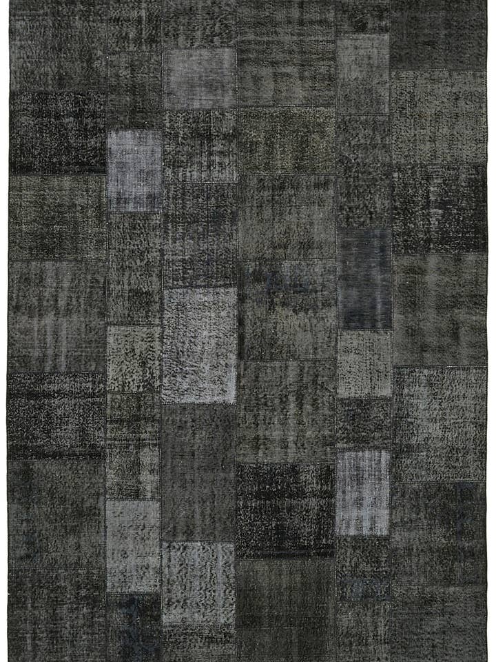 Tappeto Patchwork Nero 8x11- 43270 per la vendita all'ingrosso da parte di RUG N CARPET