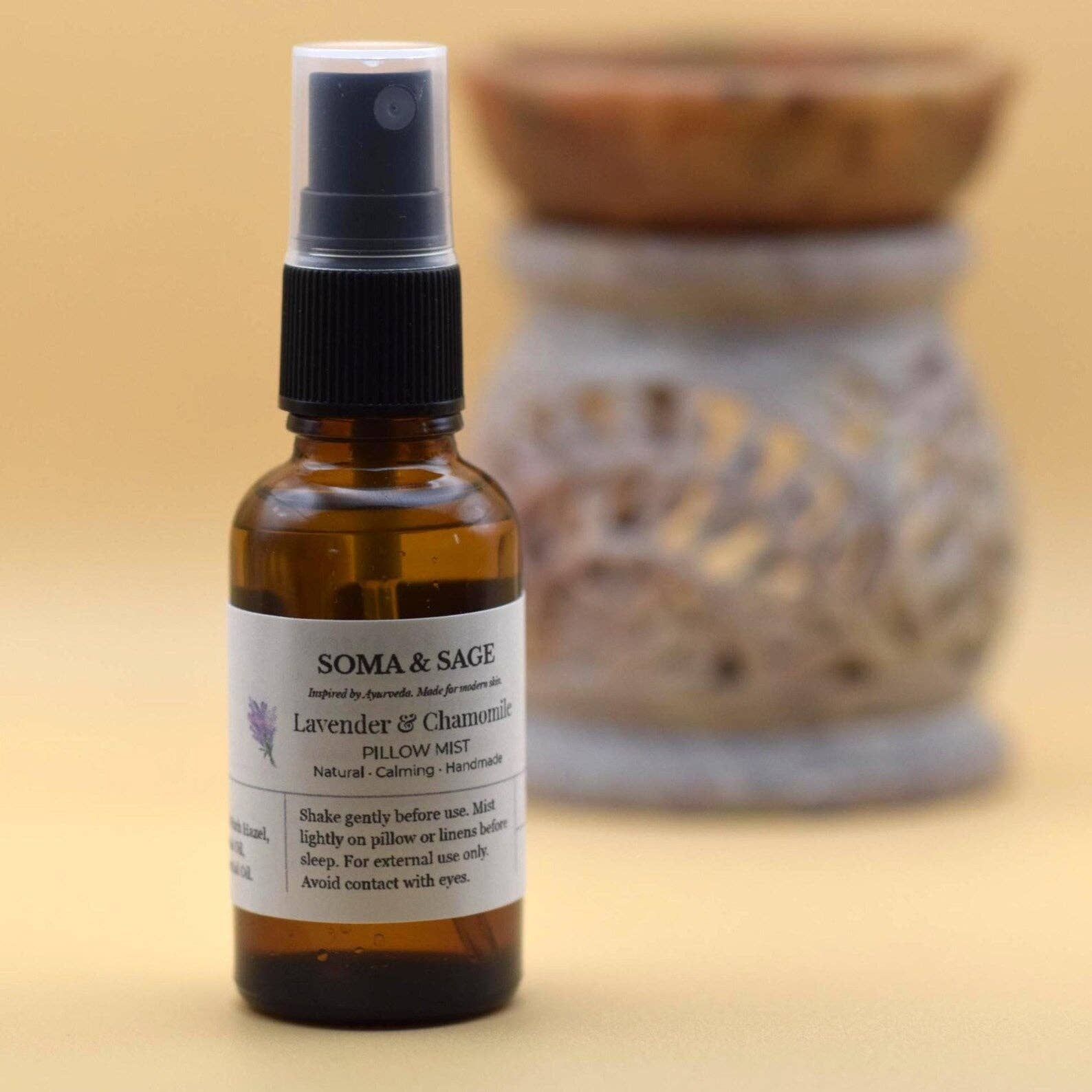 Soma & Sage – wholesale Room & linen spray – Sleep Pillow Mist | Lavender + Chamomile | 30ml Spray2