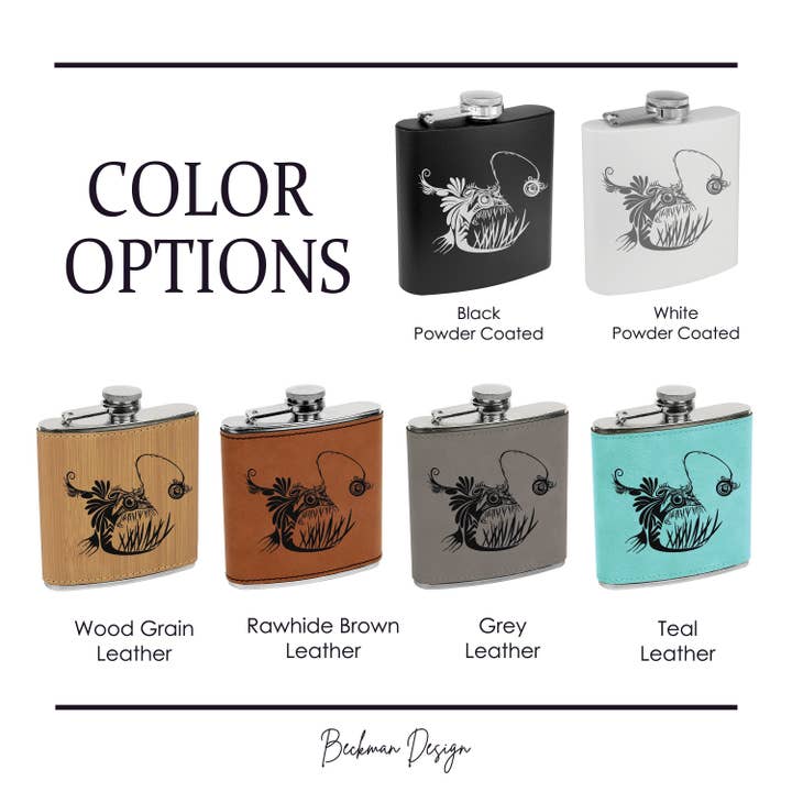 Beckman Design - Wholesale Flask - Flask- Angler Fish2