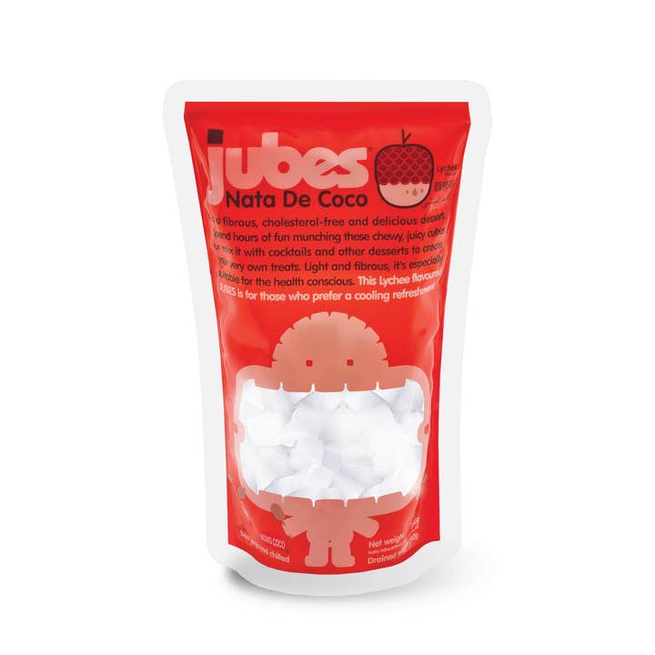 Grandpa Joe's Candy Shop - Wholesale Gummy - Jubes - Nata De Coco, Lychee, 12.7oz, 24ct