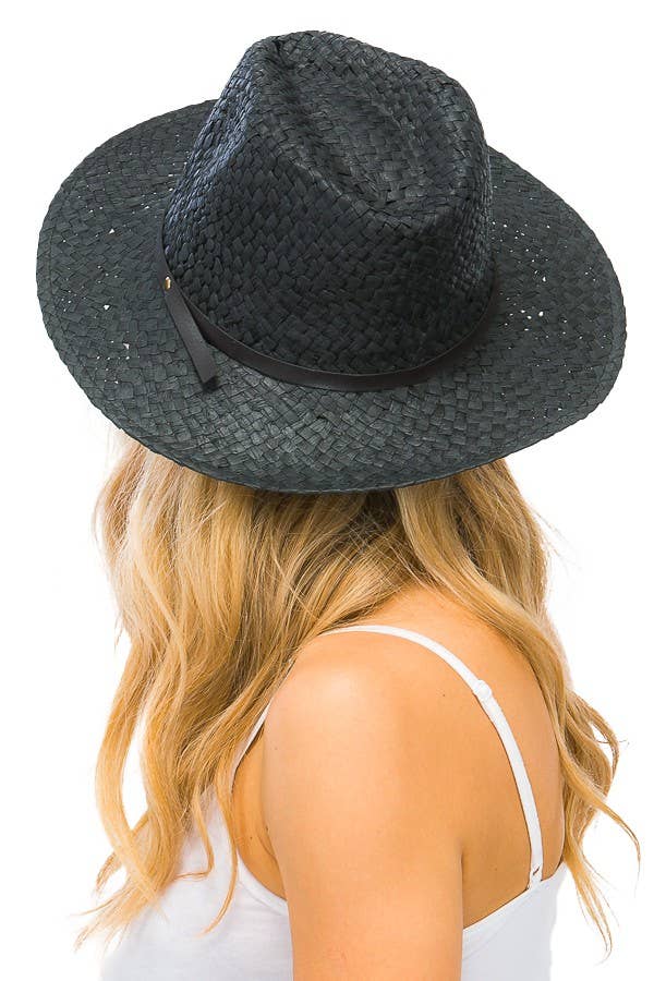 Cap Zone - Wholesale Straw Hat - Women's - Woven Travel Friendly Crush Fedora4